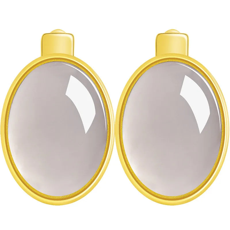 Real Hetian Jade Smoky Purple Huggie Earrings – S925 Silver Jewelry jade BMjade