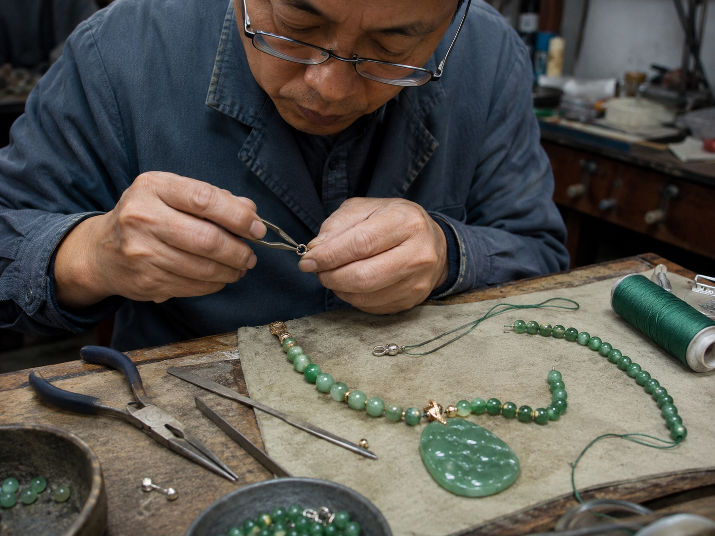 Jade Necklace Repair Guide: Fixing the Carrier, Saving the Jade