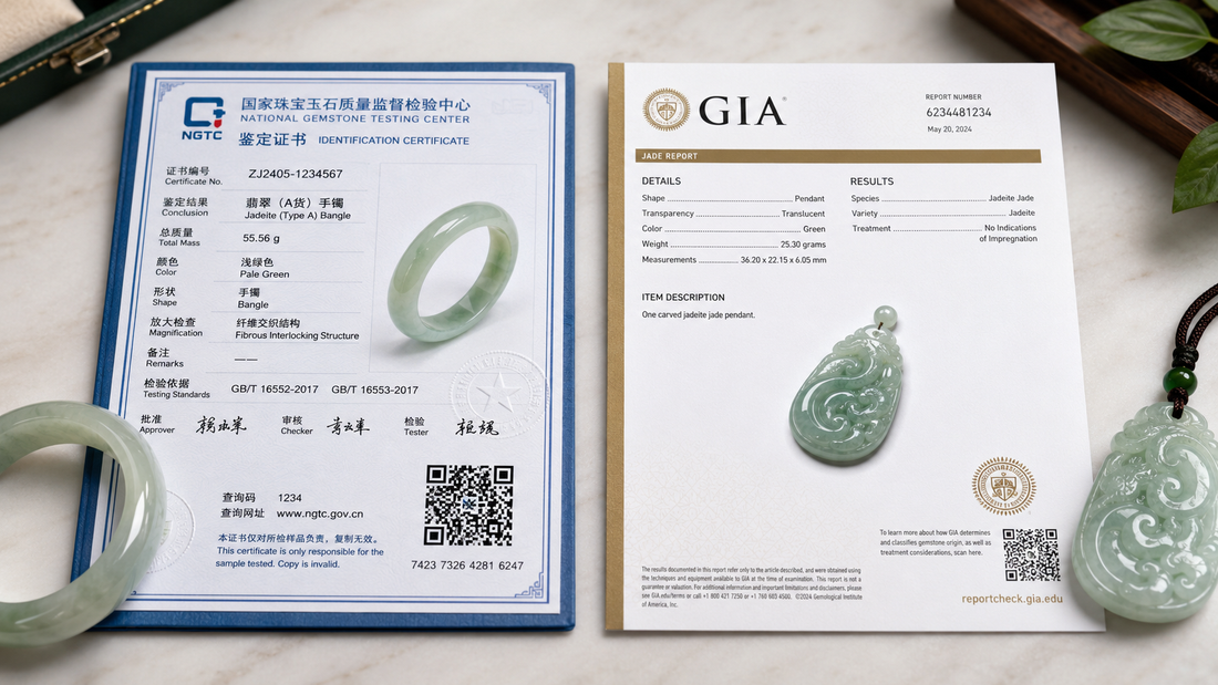 NGTC vs GIA Jade Certification: Which Report Matters for Type A Jadeite?