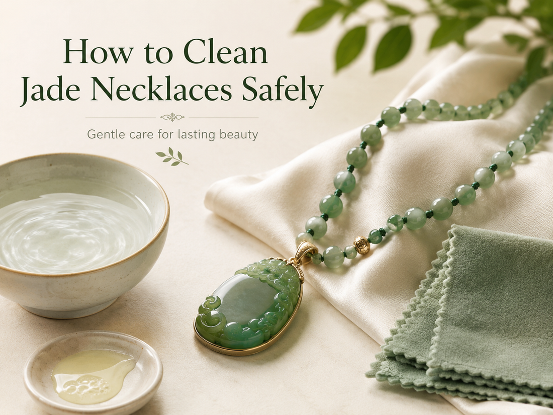 How to Clean a Jade Necklace Safely: Chain, Cord, and Bead Strand