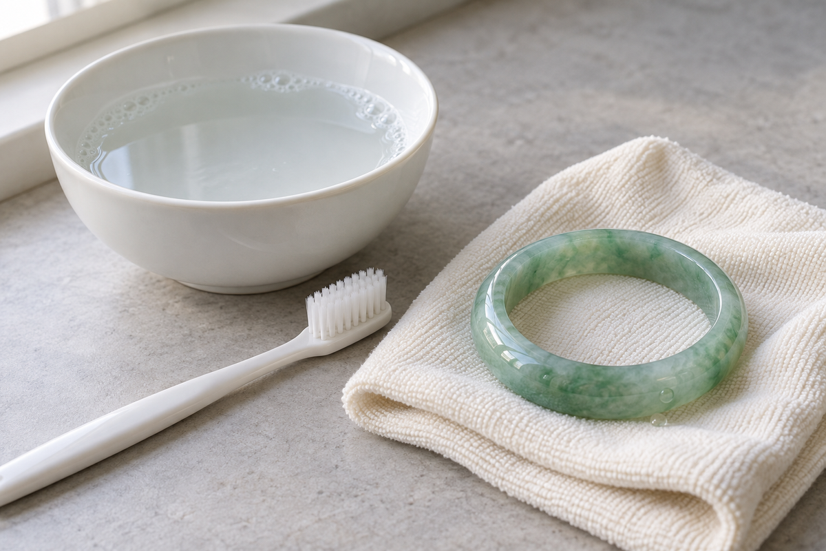 How to clean jade, and what to do when it looks dull, yellow or cloudy
