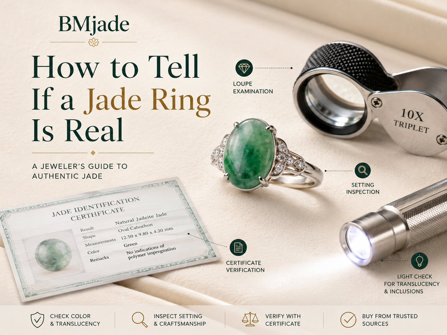 How to Tell If a Jade Ring Is Real: The Checks Jewelers Actually Use