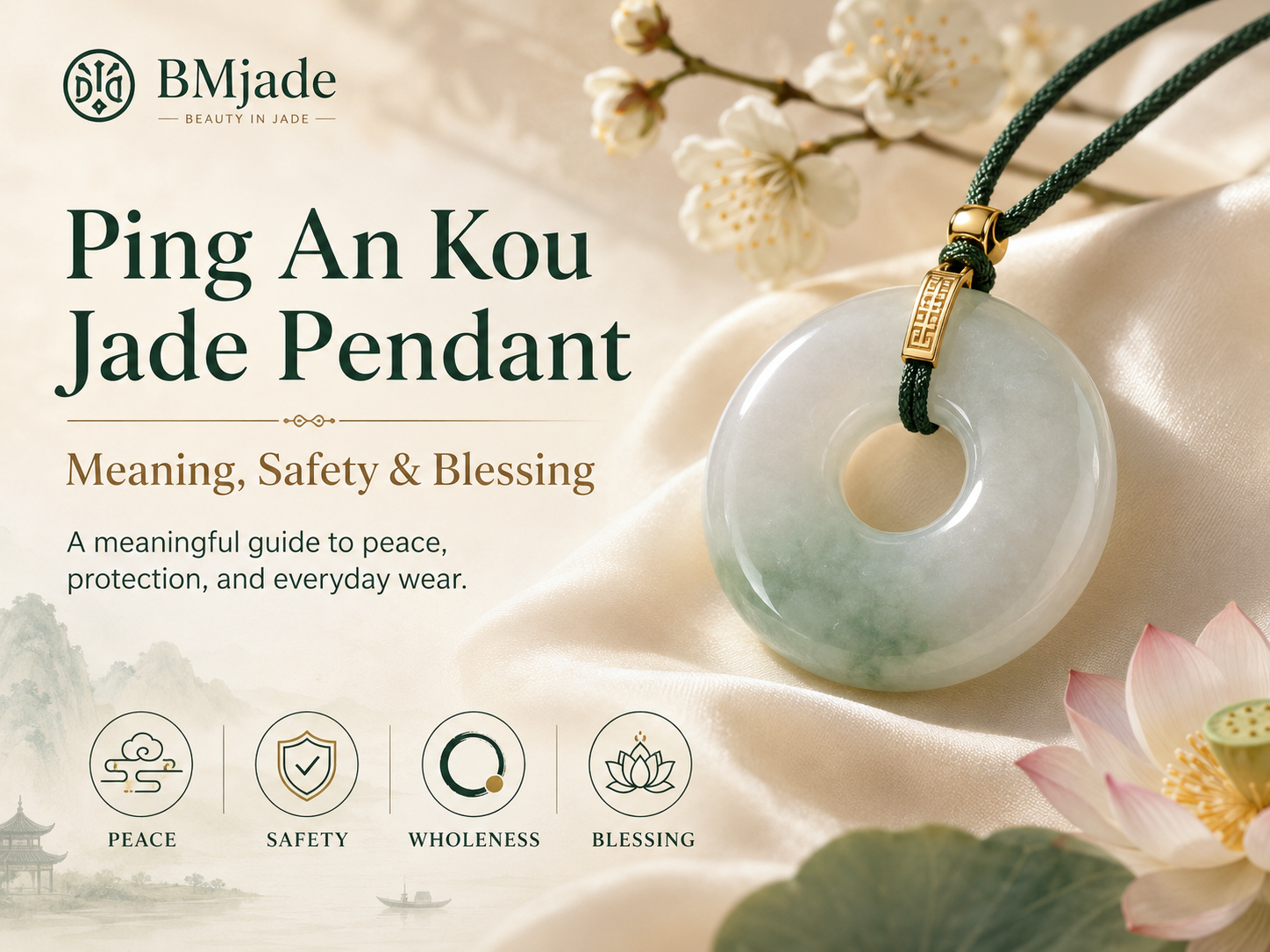 Ping An Kou Jade Pendant Meaning: Peace Buckle Symbolism, History, and How to Wear