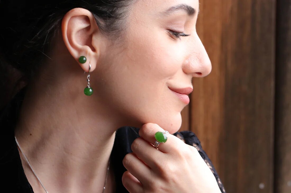 Jade Earrings