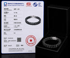 Black Jadeite Cuban Link Bracelet for Men