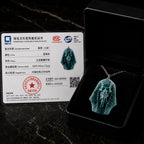 3D Egyptian Pharaoh Jadeite Pendant Necklace for Men