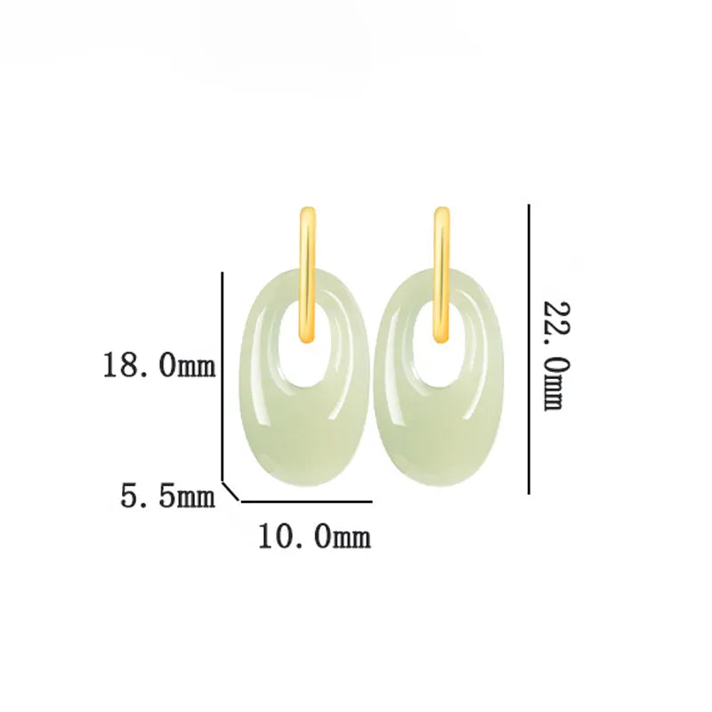Burmese Jade Earrings in 925 Sterling Silver – Real Jade Jewelry jade BMjade