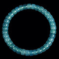Blue Green Jadeite Abacus Bead Bracelet