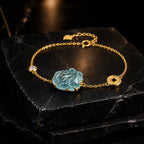 Blue Jadeite Pixiu Bracelet for Women
