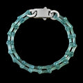 Schlangenglieder-Armband aus blauem Jadeit