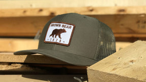 Custom Hats BMjade TRUCKER HATS Stamped Leather Patch