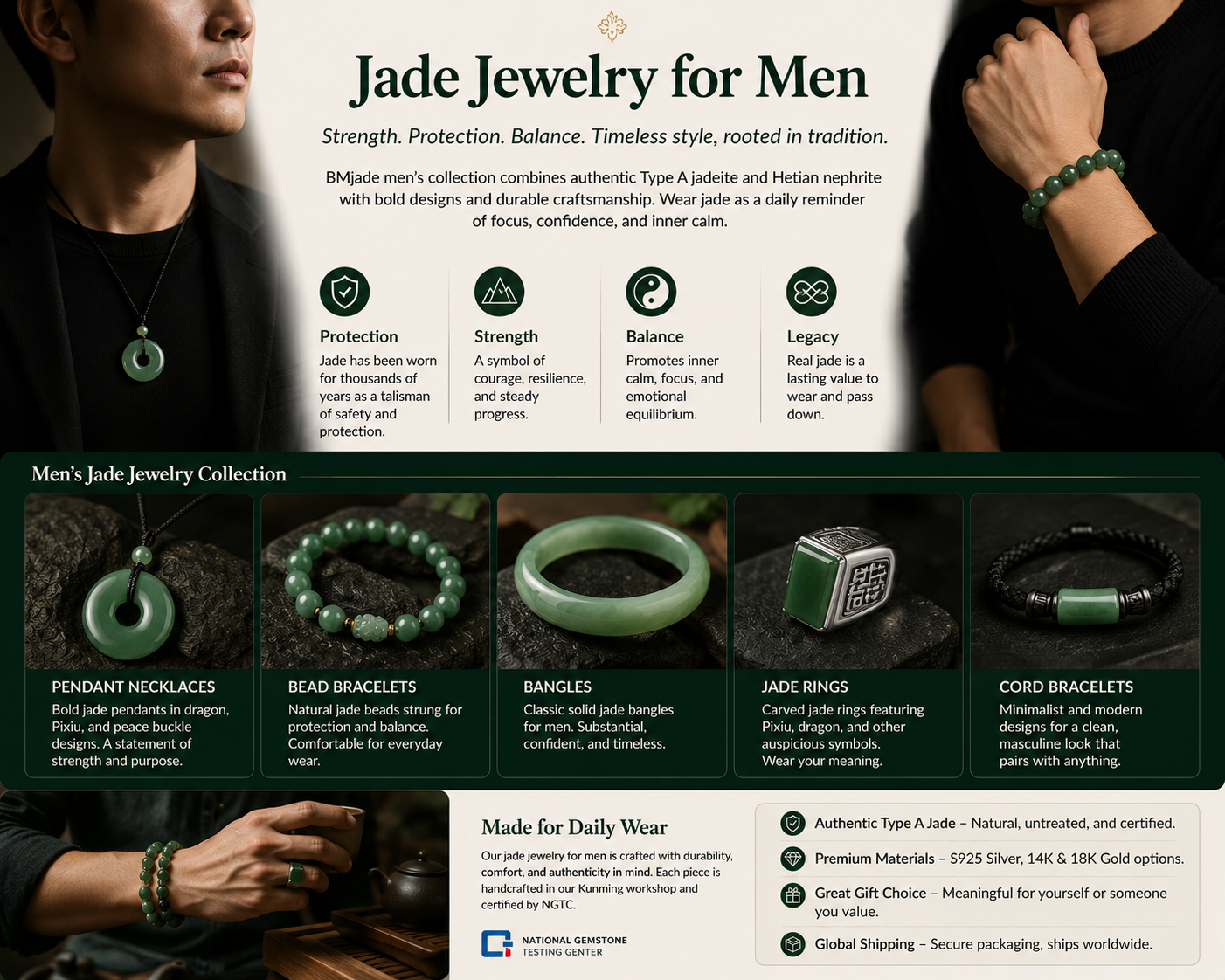 Jade Jewelry for Men