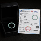 Textured Blue Jadeite Band Ring