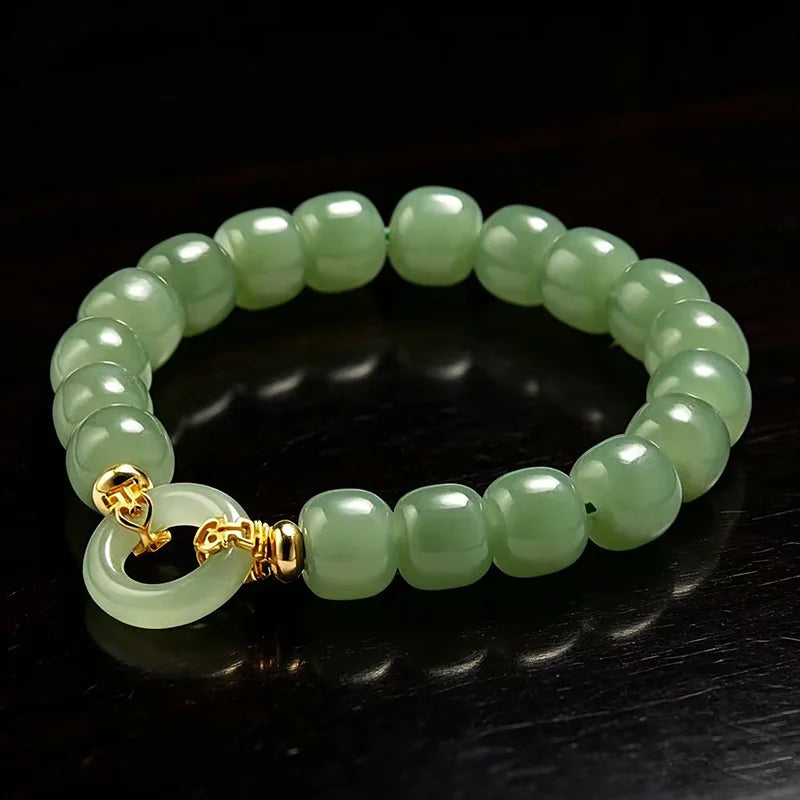 Green Jade Beaded Bracelet – BMjade