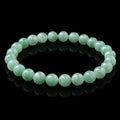 Natural Green Jadeite Bead Bracelet – 6mm 8mm 10mm