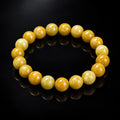 Natural Yellow Jadeite Bead Bracelet – 8mm & 10mm