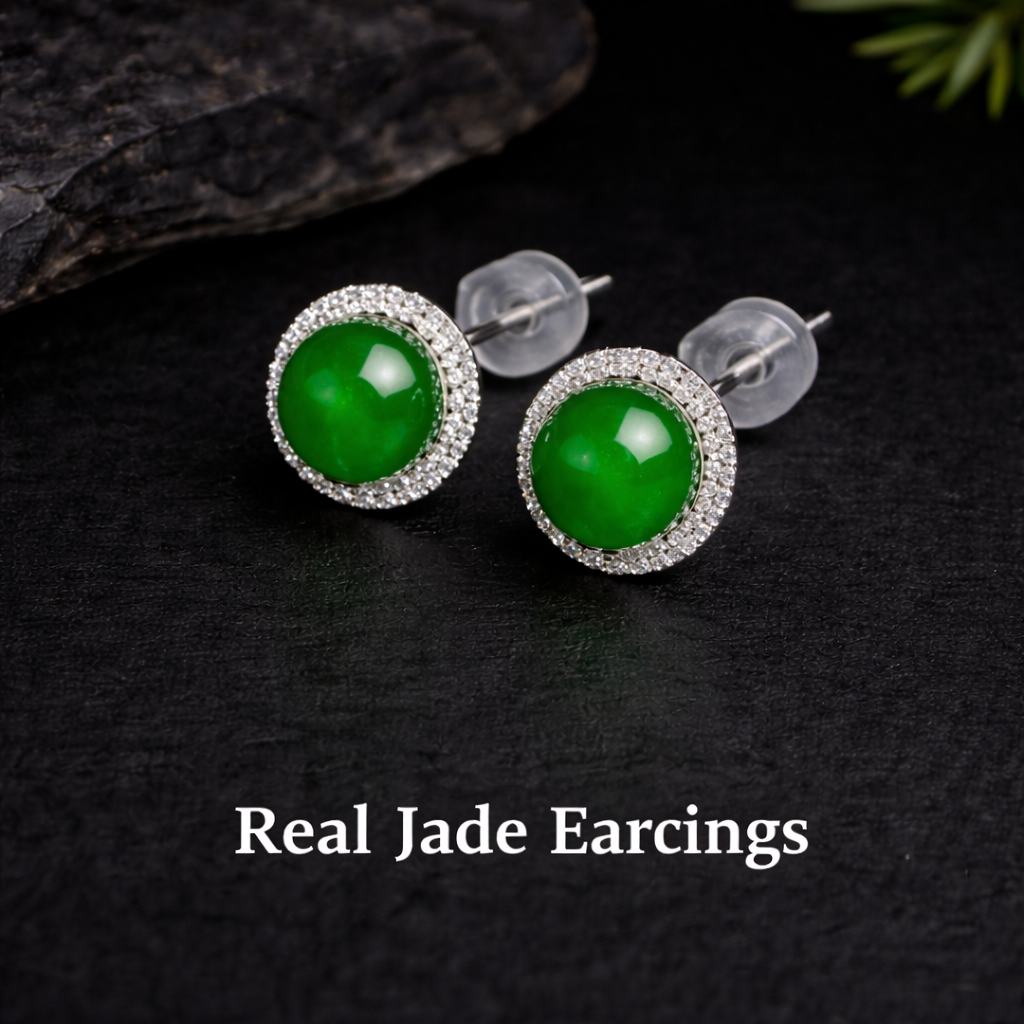 Real Jade Earrings