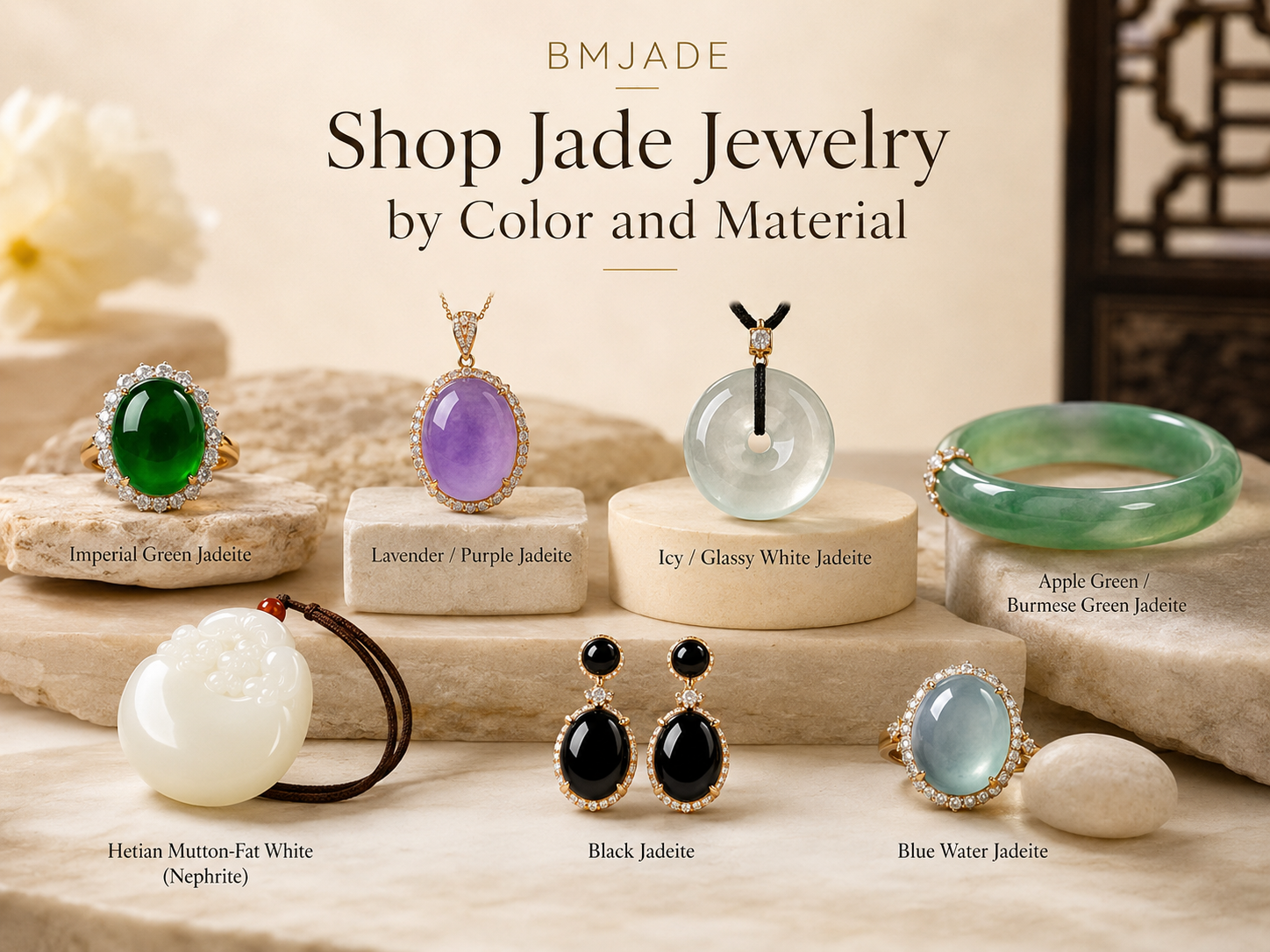 Shop Jade Jewelry by Color and Material