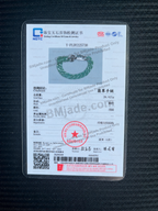Blue-Green Jadeite Jade Cuban Link Bracelet, Unisex