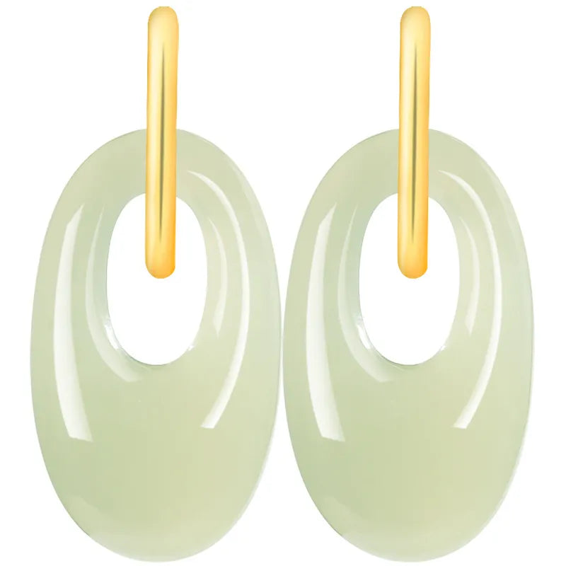 Burmese Jade Earrings in 925 Sterling Silver – Real Jade Jewelry jade BMjade