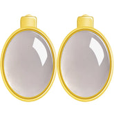 Real Hetian Jade Smoky Purple Huggie Earrings – S925 Silver Jewelry jade BMjade