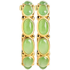 Real Burmese Jade Bead Drop Earrings – Natural Jade Jewelry jade BMjade