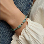 Natural Blue Jade Feng Shui Pixiu Handmade Braided Bracelet | Lucky Wealth Protection jade BMjade