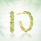 Real Burmese Jade Bead Drop Earrings – Natural Jade Jewelry jade BMjade