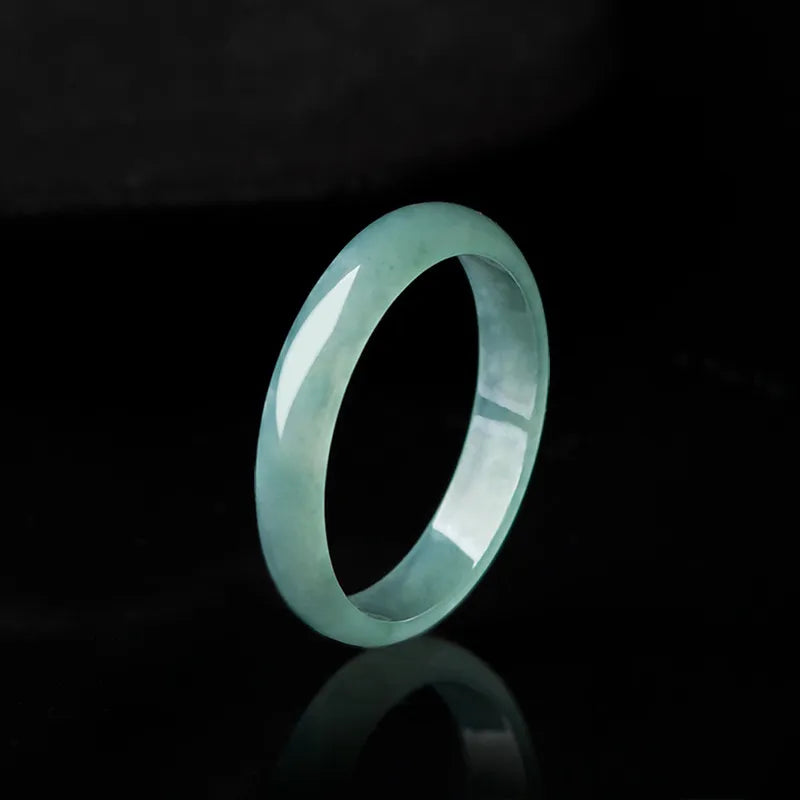 Natural Blue Jadeite Ring – Women’s Jewelry jade BMjade