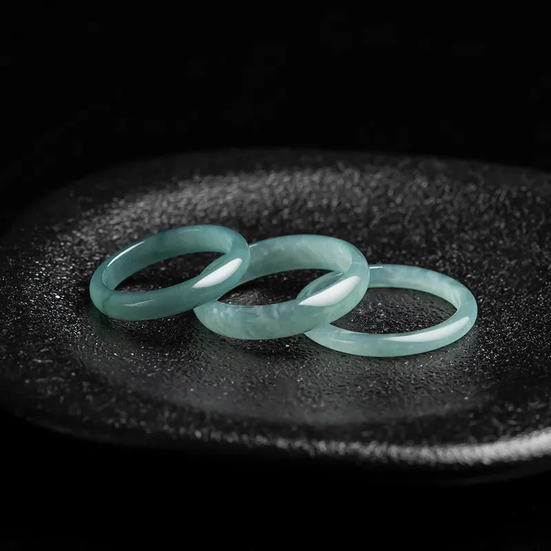 Natural Blue Jadeite Ring – Women’s Jewelry jade BMjade