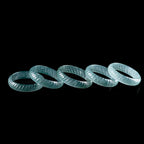 Natural Blue Jadeite Dragon Scale Ring – Hand-Carved Jade Jewelry jade BMjade
