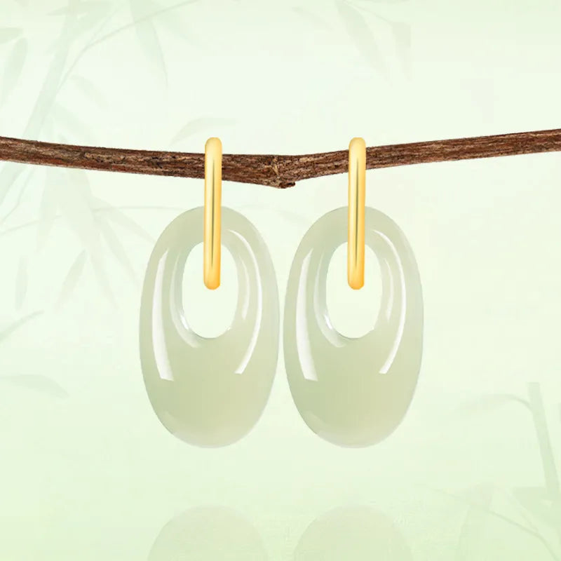 Burmese Jade Earrings in 925 Sterling Silver – Real Jade Jewelry jade BMjade
