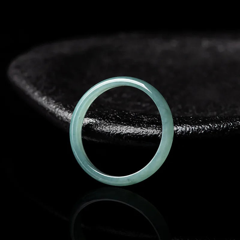 Natural Blue Jadeite Ring – Women’s Jewelry jade BMjade