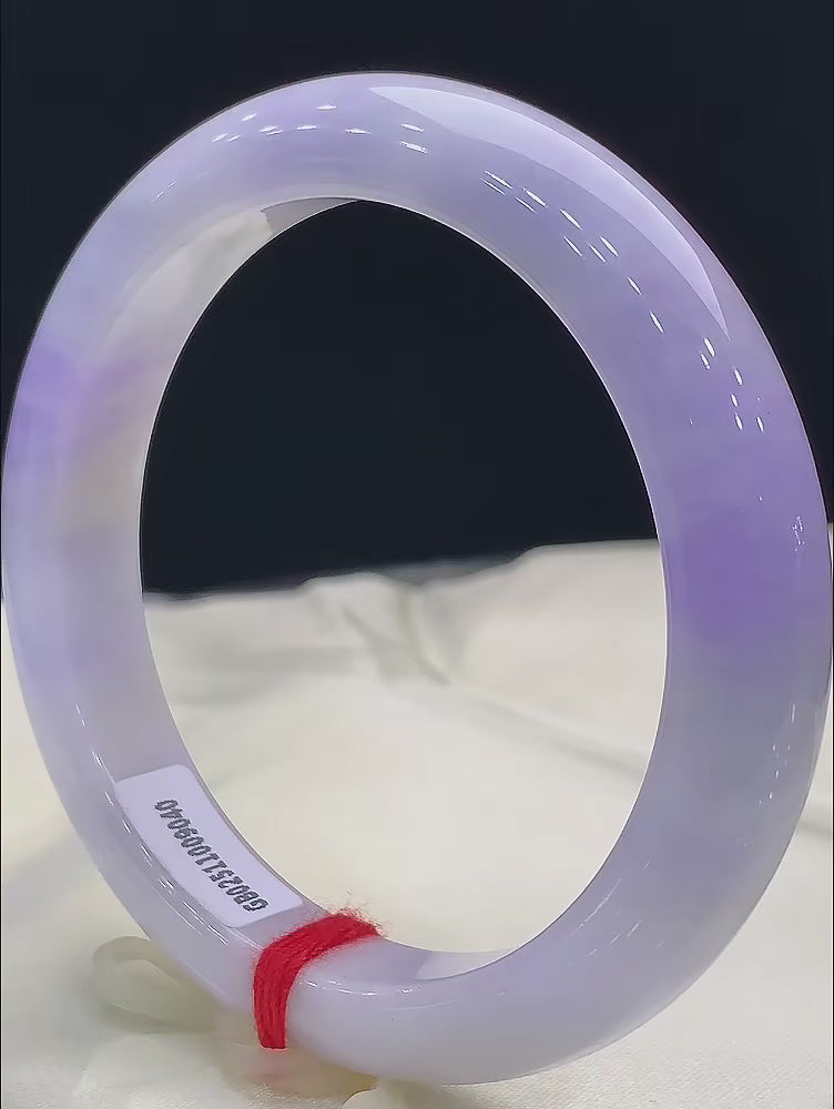 Natural Burmese Lavender Jadeite Bangle
